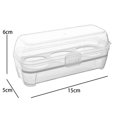 Outdoor Camping Tableware Portable Egg Storage Box Camping Picnic Barbecue Egg Box Travel Kitchen Utensils Camping Equipment