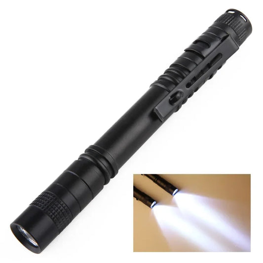 Portable Strong Light Flashlight Mini Flashlight Pen Shaped Flashlight No.7 Two Section Flashlight