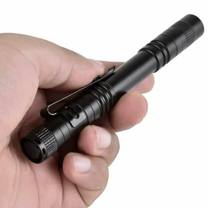 Portable Strong Light Flashlight Mini Flashlight Pen Shaped Flashlight No.7 Two Section Flashlight