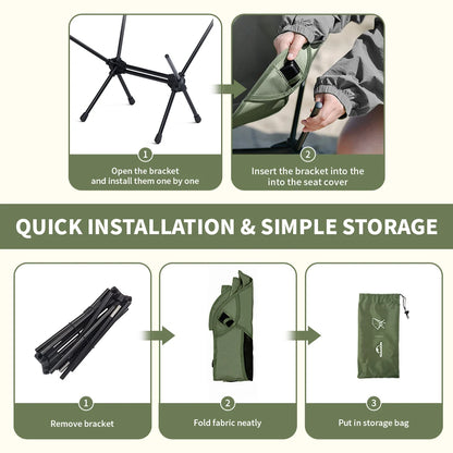 Camping Chair Yl08 Moon Chair Outdoor Folding Chair Camping Chair Picnic Portable Recliner Ultra-Light Fishing Stool