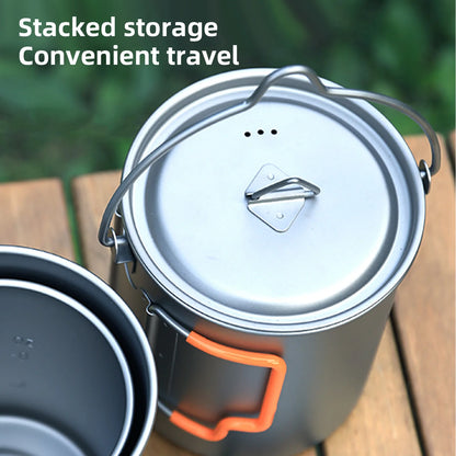 Stackable Mugs Camping Cups Travel Cups Foldable Handle Portable Outdoor Camping and Travel Cups Camping Cups Metal Camping Cup