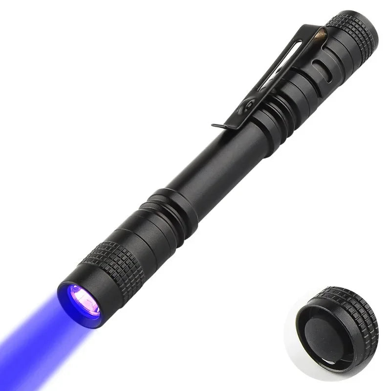 Portable Strong Light Flashlight Mini Flashlight Pen Shaped Flashlight No.7 Two Section Flashlight